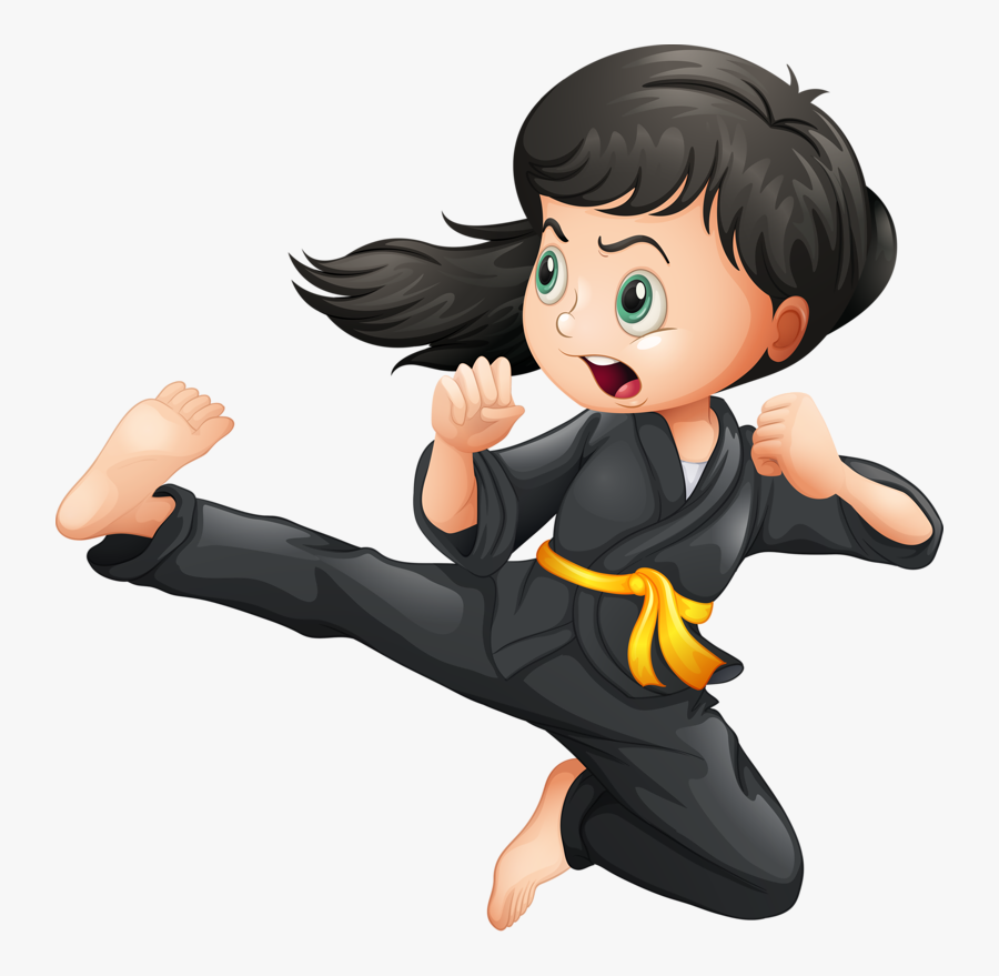 Taekwondo Clipart Clip Art - Brave Girl, Transparent Clipart