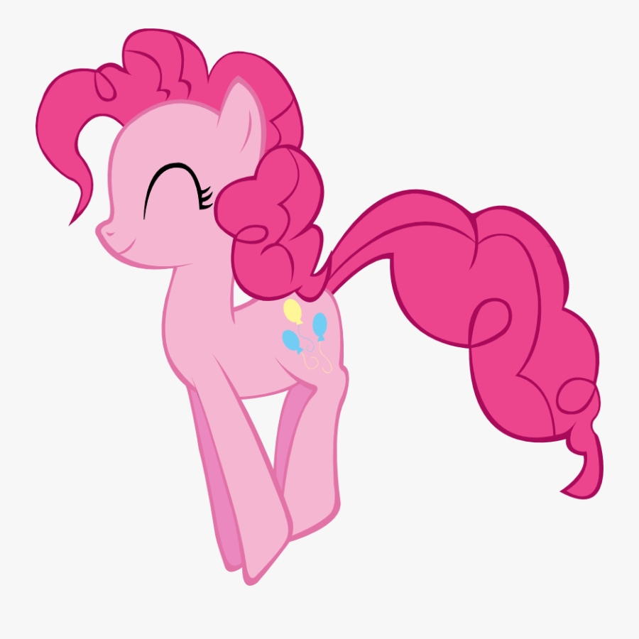 Pinkie Pie Bouncing By Vector - My Little Pony Pinkie Pie Jumping, Transparent Clipart