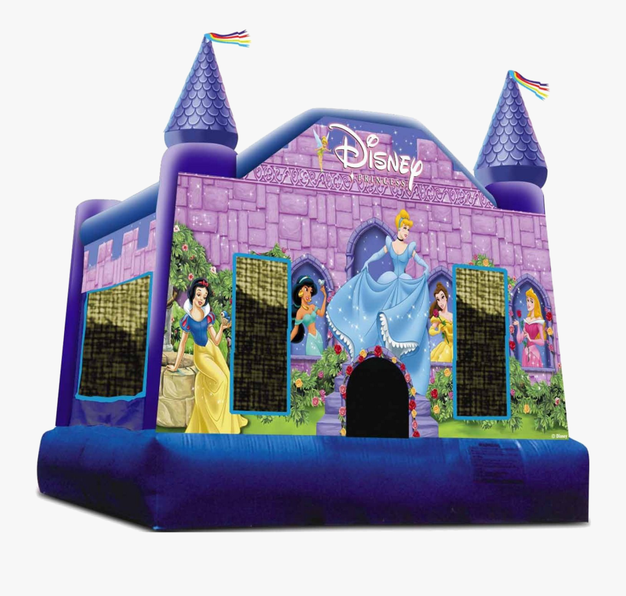 Clip Art Bounce Rentals Party Deluxe - Princess Bounce House, Transparent Clipart