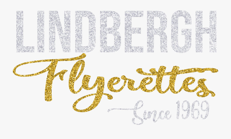 Lindbergh Flyerettes 50th Anniversary - Calligraphy, Transparent Clipart