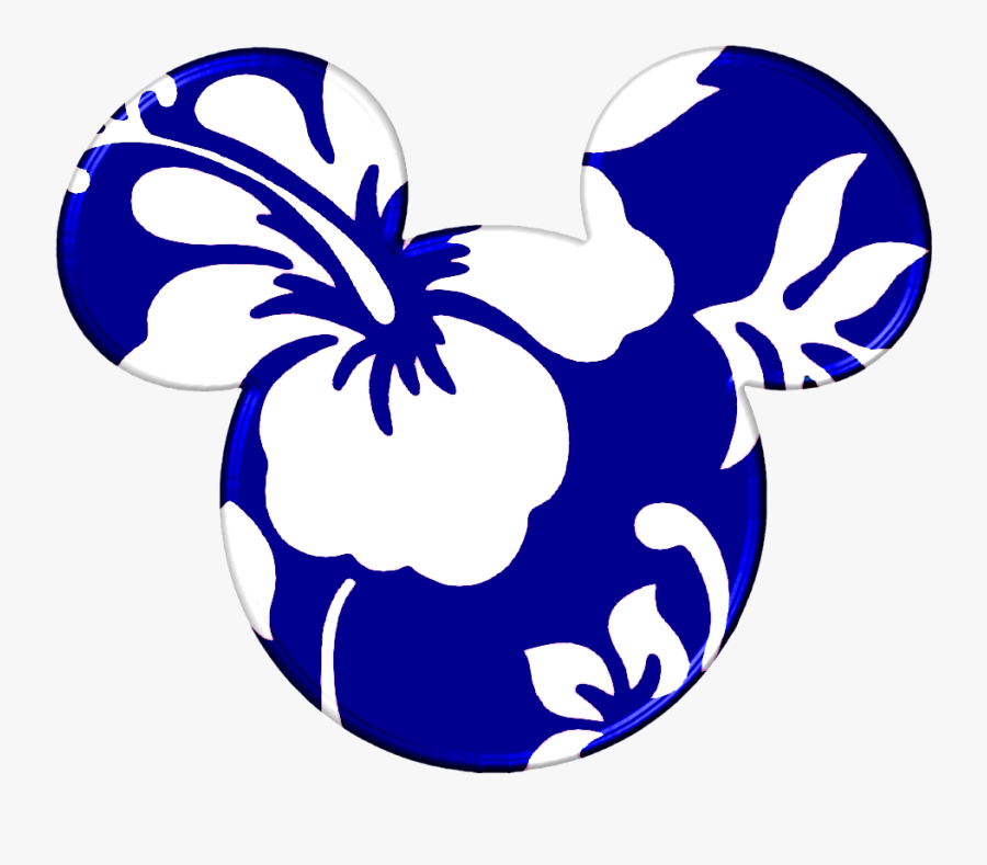 Mickey Heads Hawaiian Style - Mickey Mouse Ears Hawaiian, Transparent Clipart