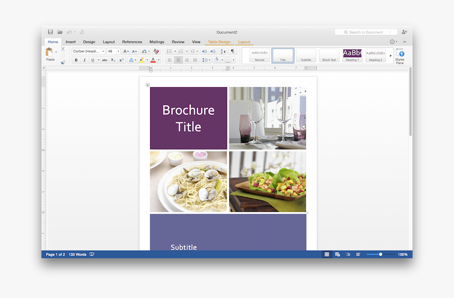 Microsoft Windows Gallery Image - Word 2016 Front Page, Transparent Clipart