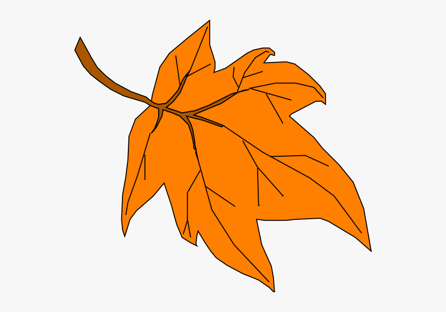 Fall Leaf Clipart Free - Transparent Fall Leaves Cartoon, Transparent Clipart
