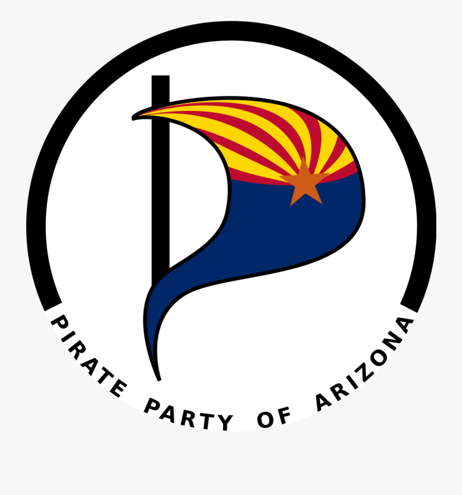 Pirate Party Of Arizona Logo - Parti Pirate, Transparent Clipart