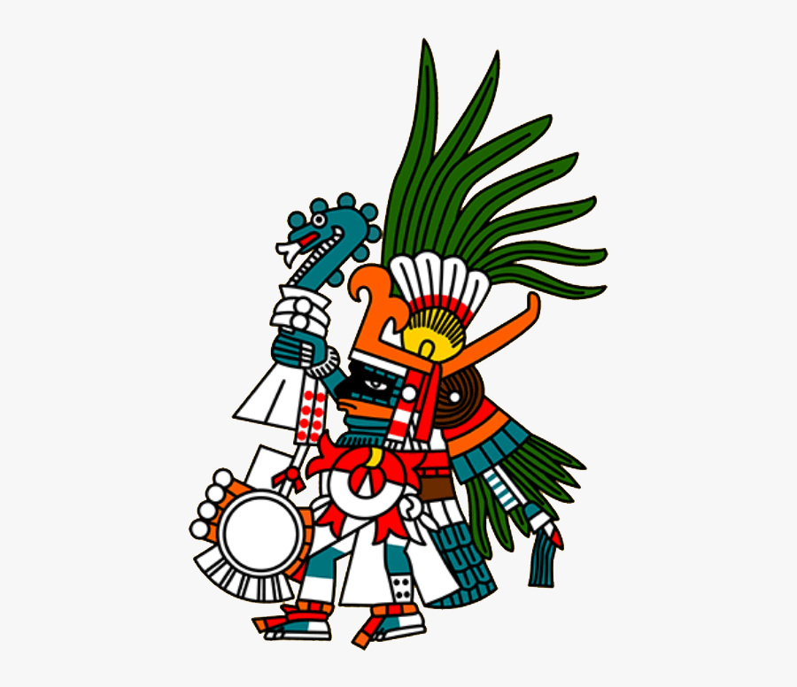 God Of War, Sun And Human Sacrifice - Aztec God Png, Transparent Clipart