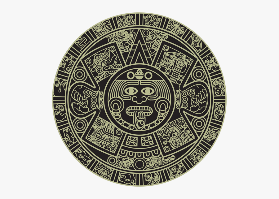 Clip Art Aztec Calendar Clipart - Aztec Calendar , Free Transparent