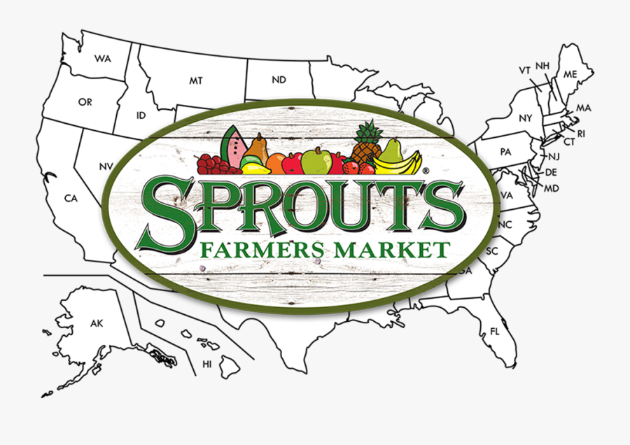 Sprouts Farmers Markets Us Map - Sprouts Farmers Market Png, Transparent Clipart
