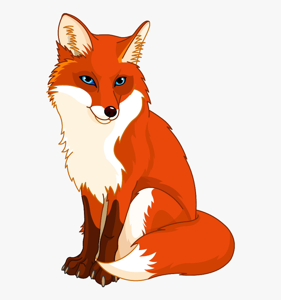 Transparent Cute Fox Clipart - Clip Art Of Fox, Transparent Clipart