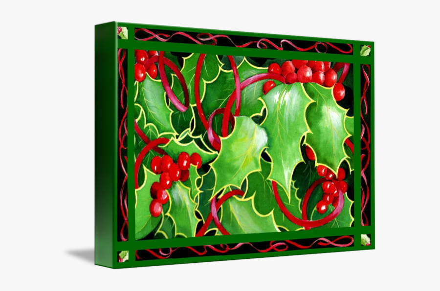 Transparent Dirty Refrigerator Clipart - Christmas Holly And Berries, Transparent Clipart