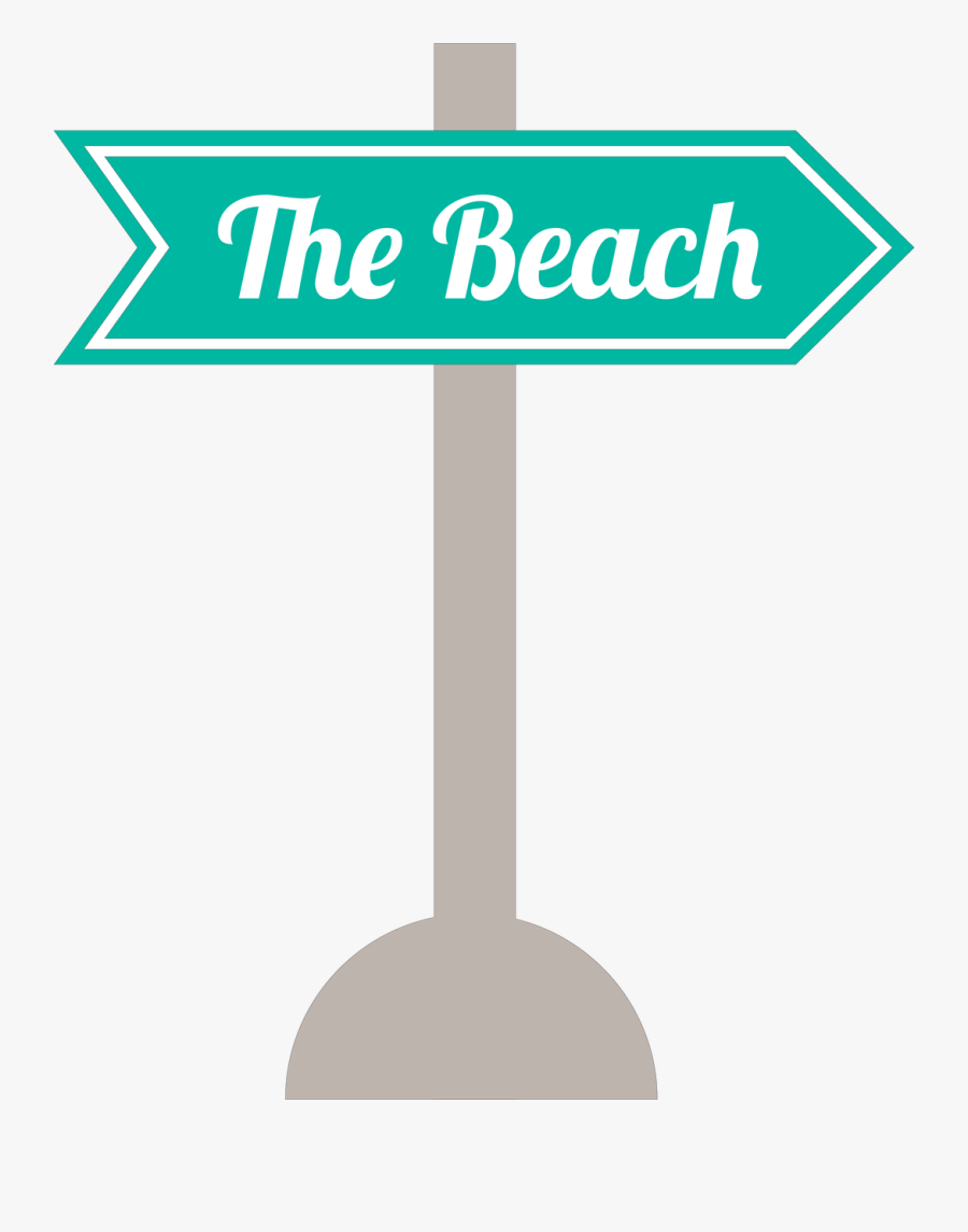 Beach Sign Svg Cut File Sign Free Transparent Clipart Clipartkey