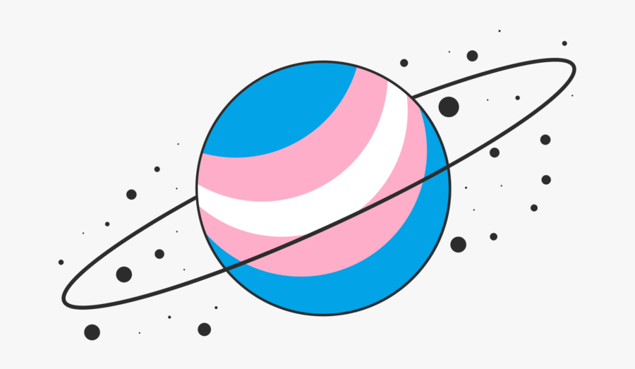 Sweet Dreams Are Made - Trans Pride Planet, Transparent Clipart