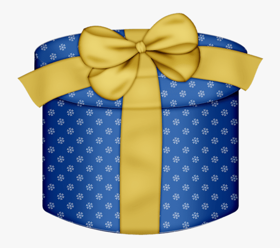 Blue And Yellow Gifts, Transparent Clipart