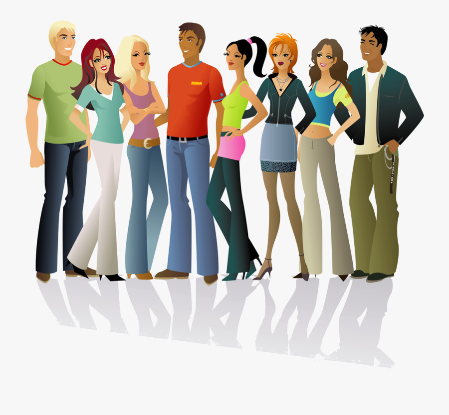 Transparent Group Of Adults Clipart - Generation X Clip Art, Transparent Clipart