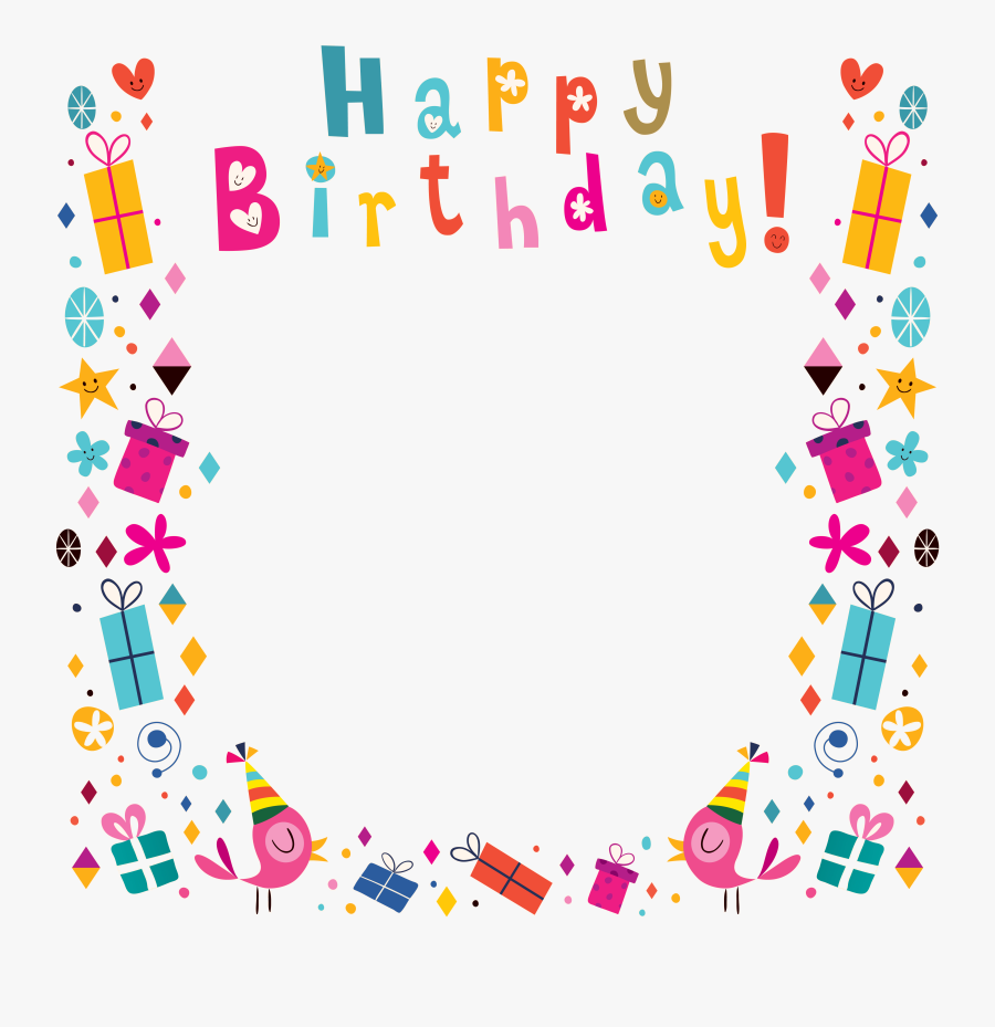 Birthday Border Free Transparent Clipart ClipartKey