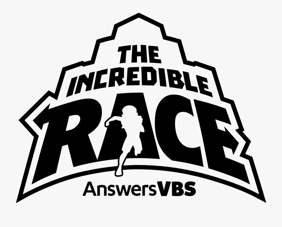 Incredible Race Vbs Logo, Transparent Clipart