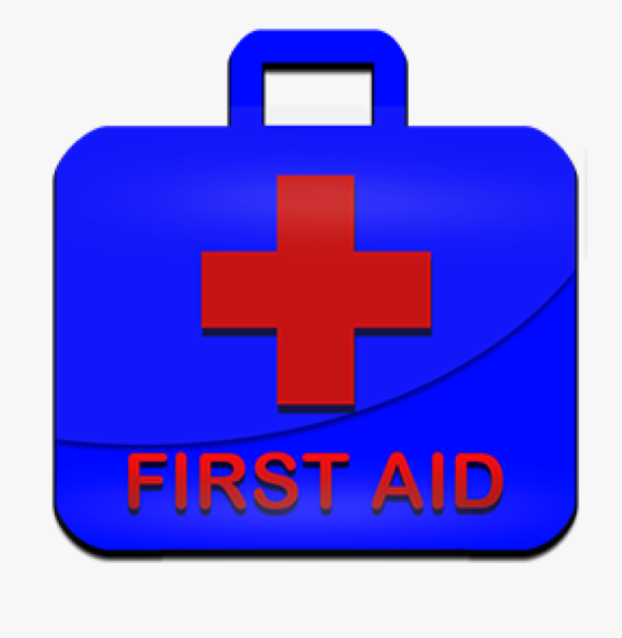 First Aid Box Blue, Transparent Clipart