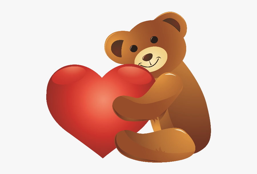 Valentines Bears Clip Art, Transparent Clipart