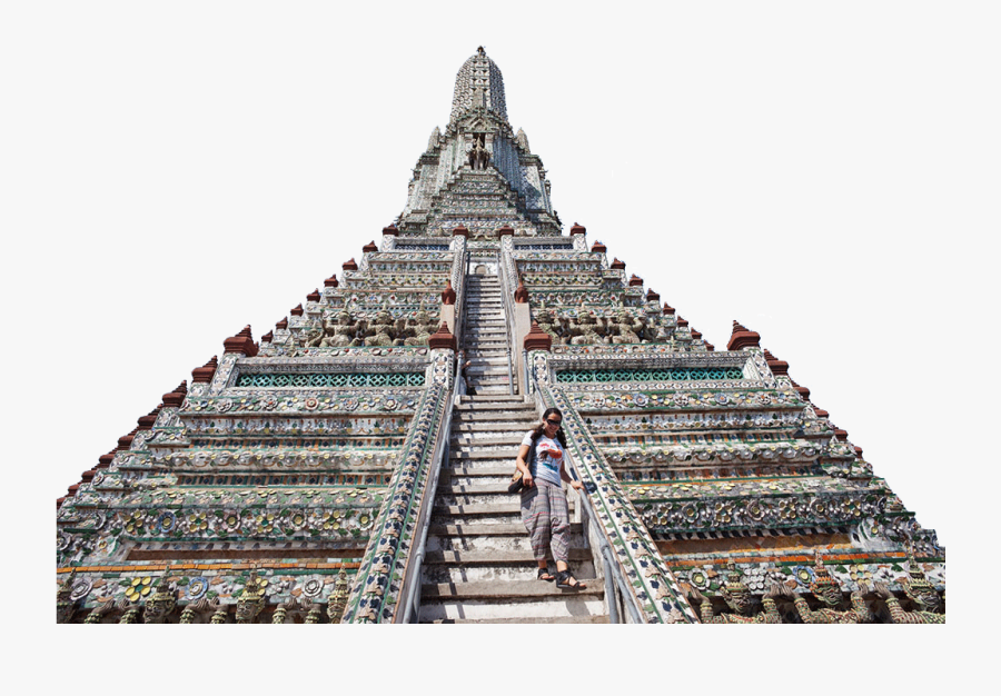 Building With Extreme Staircase Png Image - Wat Arun, Transparent Clipart