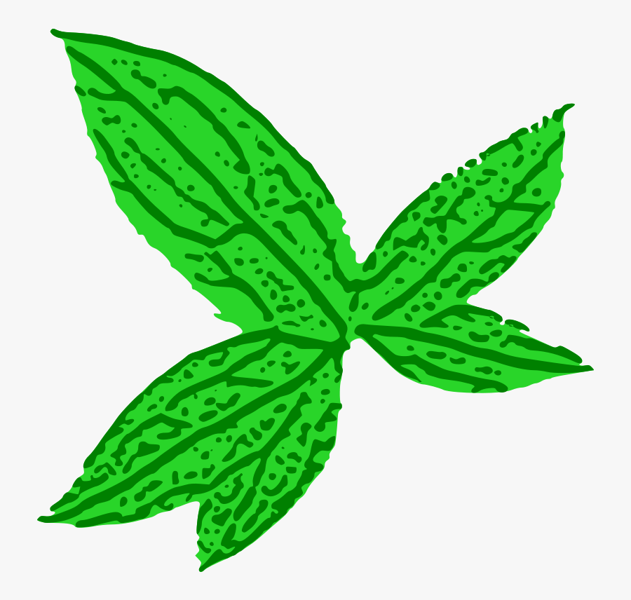 Green Leaf Svg Clip Arts - Green Leaf Clip Art, Transparent Clipart