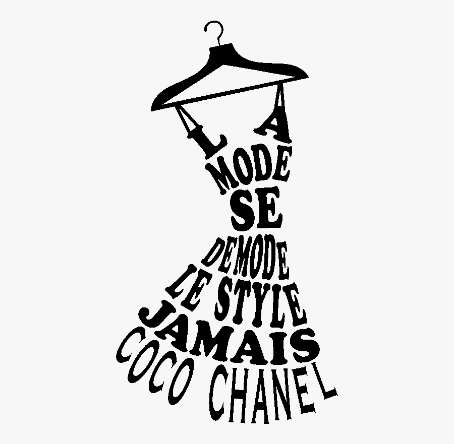 Clip Art Coco Chanel Meme - La Mode Se Demode Le Style Jamais Coco Chanel, Transparent Clipart