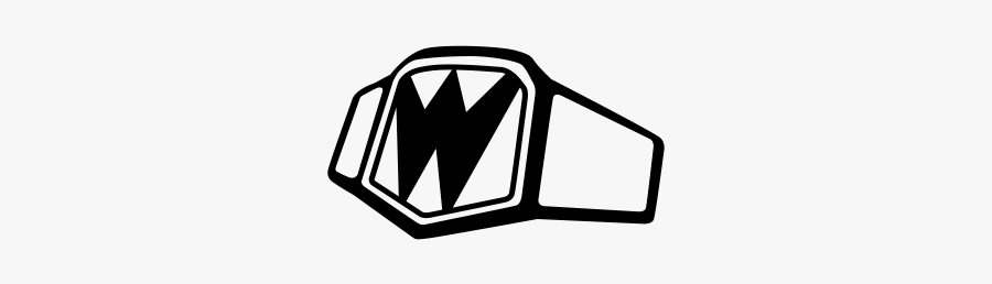 Free Wrestling Championship Belt Vector Icon - Wrestling Belt Vector Outline, Transparent Clipart