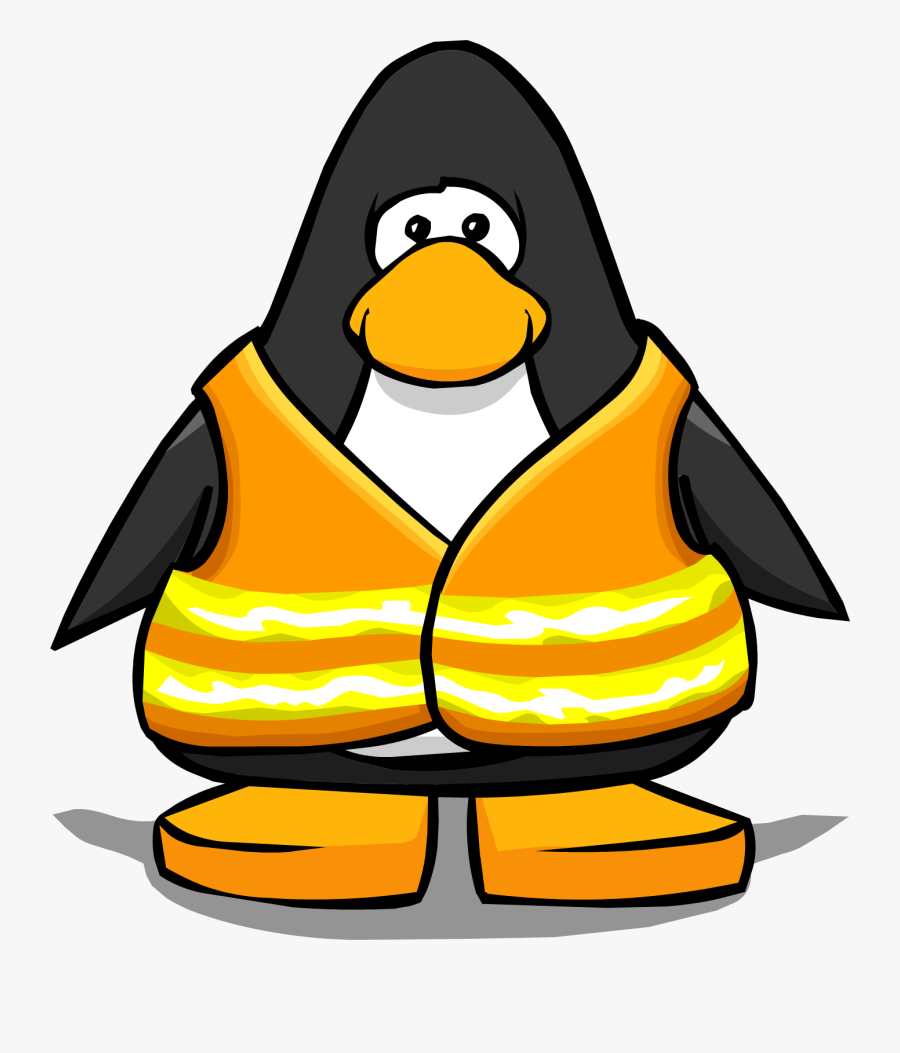 Safe Zone Clipart - Club Penguin Safety Vest, Transparent Clipart