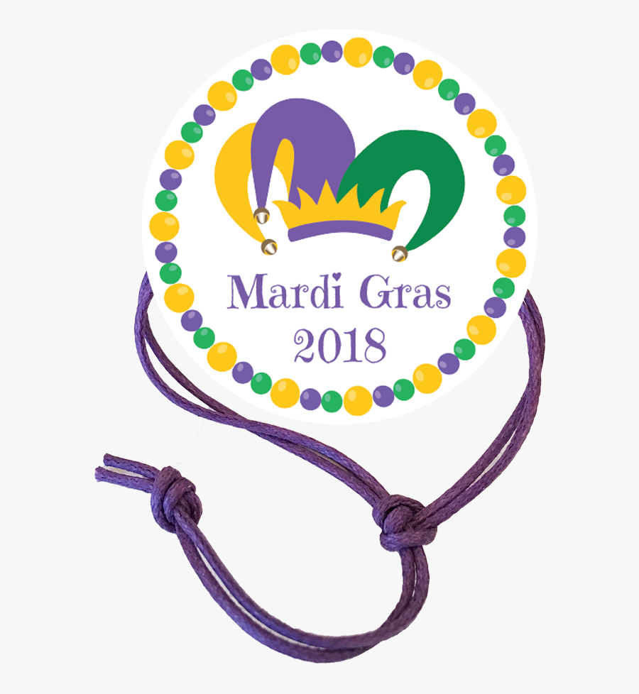 Mardi Gras Beads Border Png - Circle, Transparent Clipart