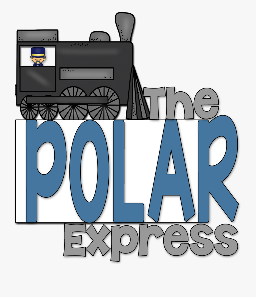 Polar Express Whole Word Color - Graphic Design, Transparent Clipart
