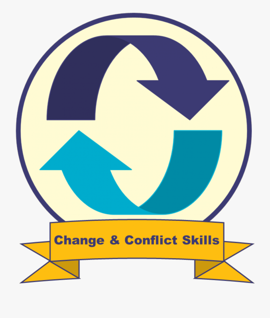Graphic Of Change And Conflict Skills Badge - Dale Haze And The Champions, Transparent Clipart