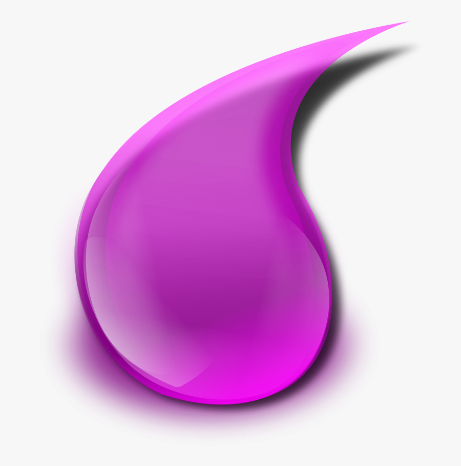 Blood Drop Svg Vector File, Vector Clip Art Svg File - Purple Water Drop Clipart, Transparent Clipart