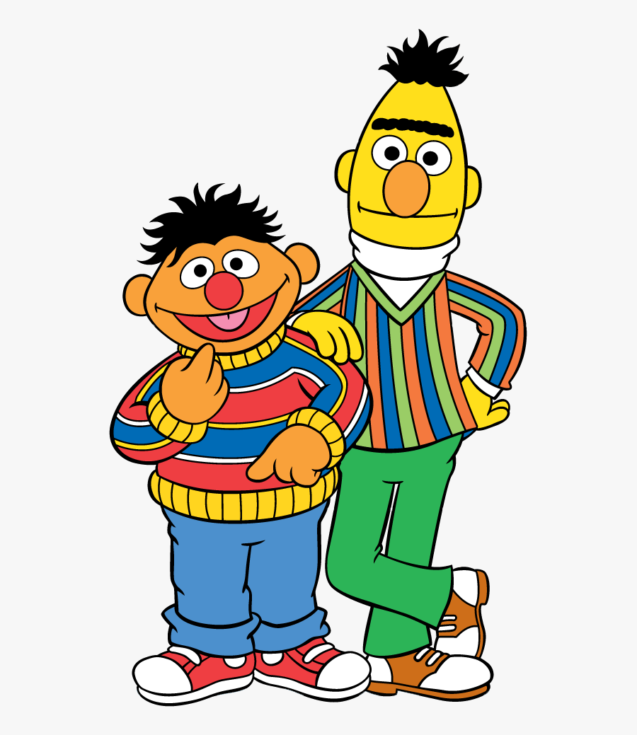 Sesame Street Bert And Ernie Cartoon Free Transparent Clipart ClipartKey