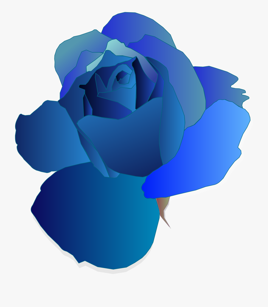 Blue Rose - Blue Rose Clipart, Transparent Clipart