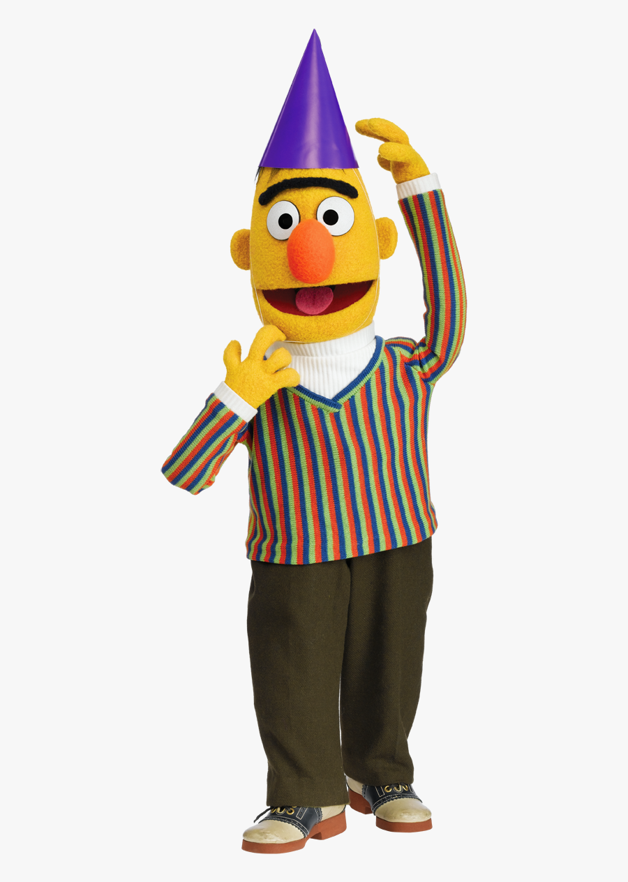 Bert Sesame Street Party, Transparent Clipart