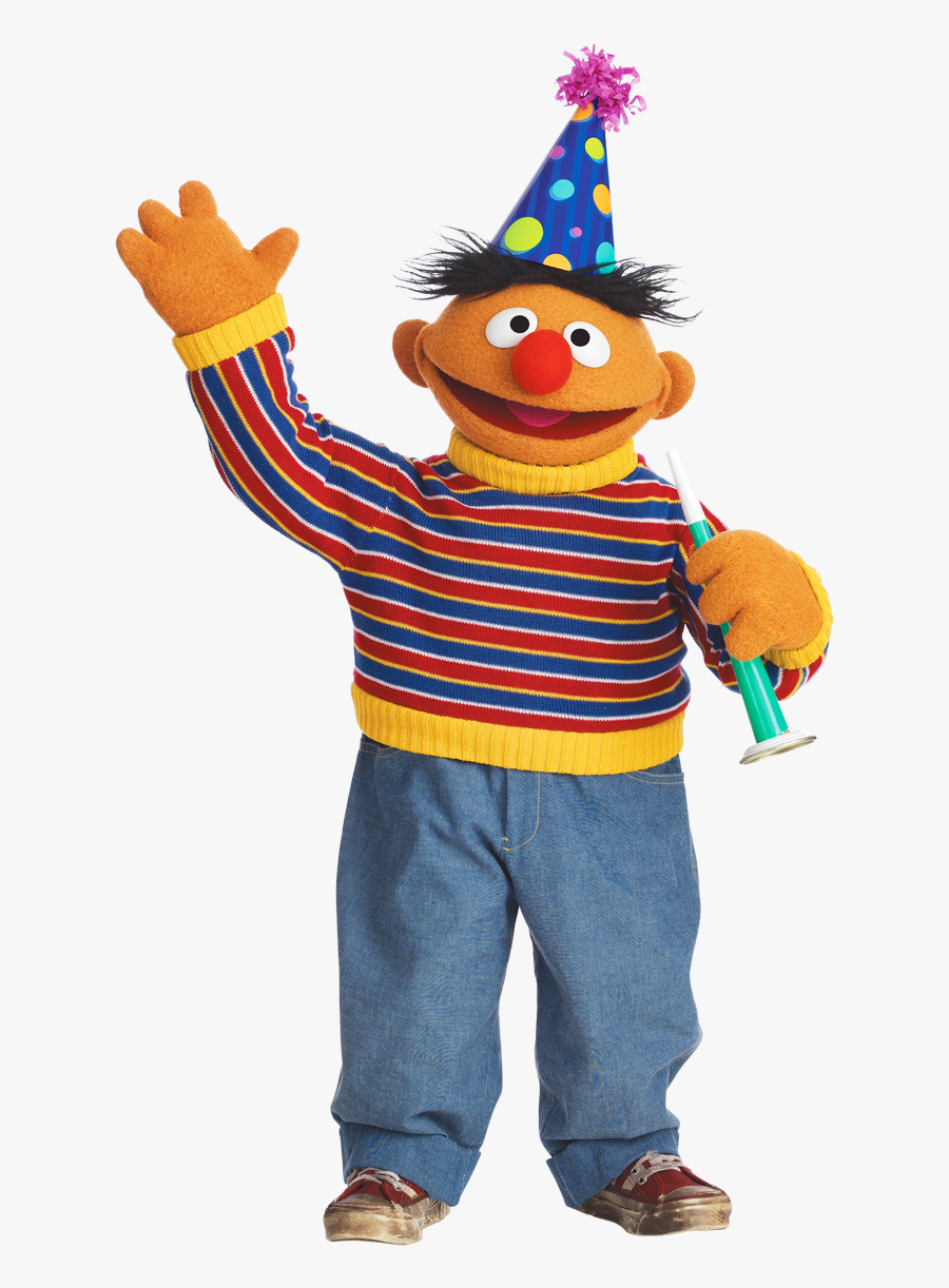 Sesame Street Clipart Muppets - Ernie Birthday, Transparent Clipart
