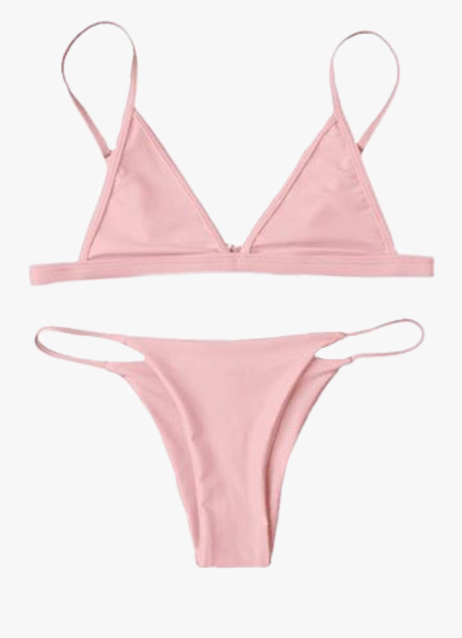 #bikini #swim #suit #swimsuit #swimwear #wear #pink - Swimsuit Bottom, Transparent Clipart