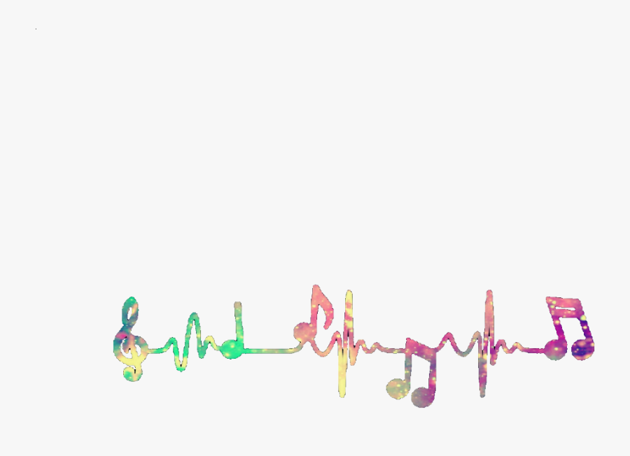 Transparent Colorful Musical Notes Clipart - Transparent Cute Music Notes, Transparent Clipart