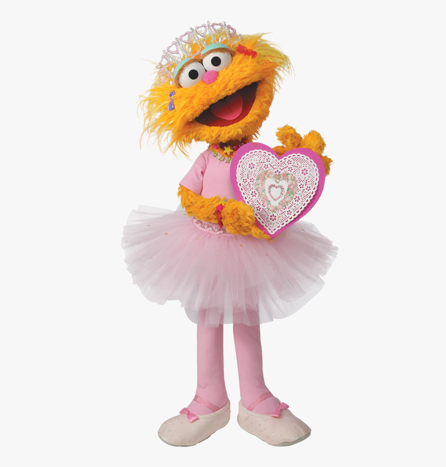 Happy Valentine Day Sesame Street Zoe , Free Transparent Clipart ...