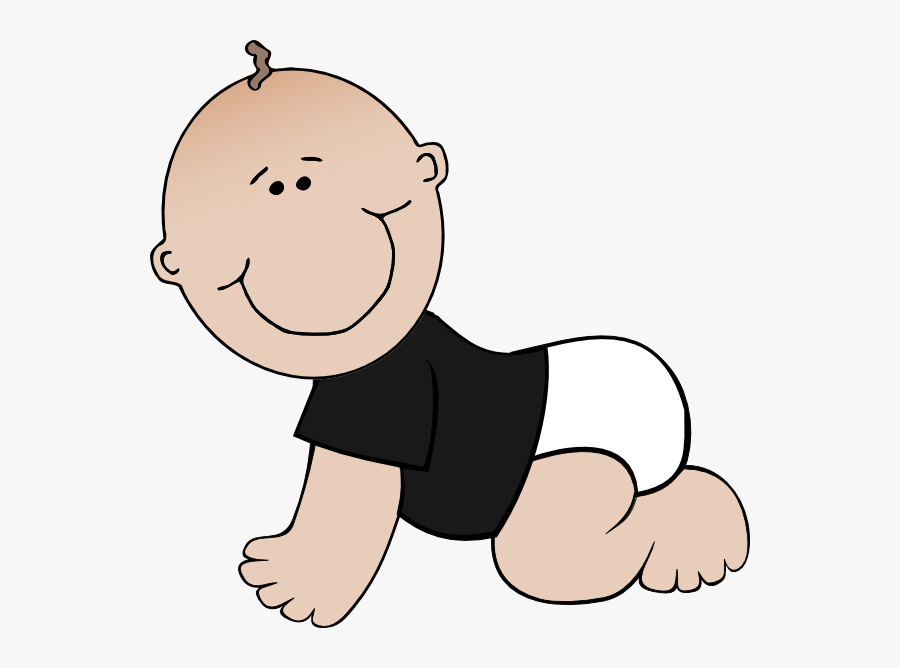 Download Crawling Baby Black Shirt Svg Clip Arts 600 X 588 Px Baby Boy Clip Art Free Transparent Clipart Clipartkey