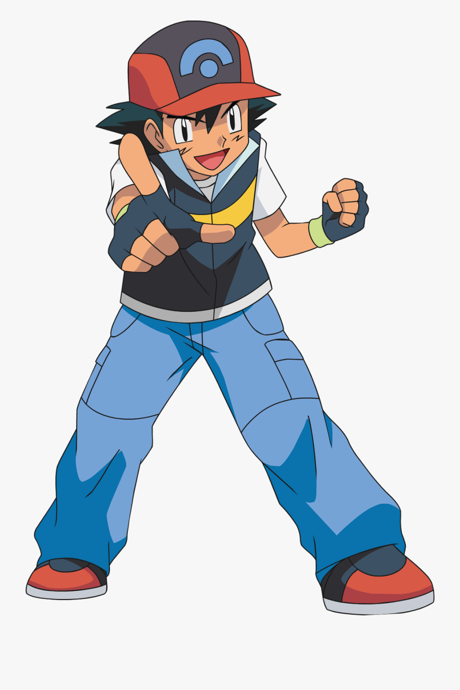 90s Clipart Pop Culture - Pokemon Ash Jpg, Transparent Clipart