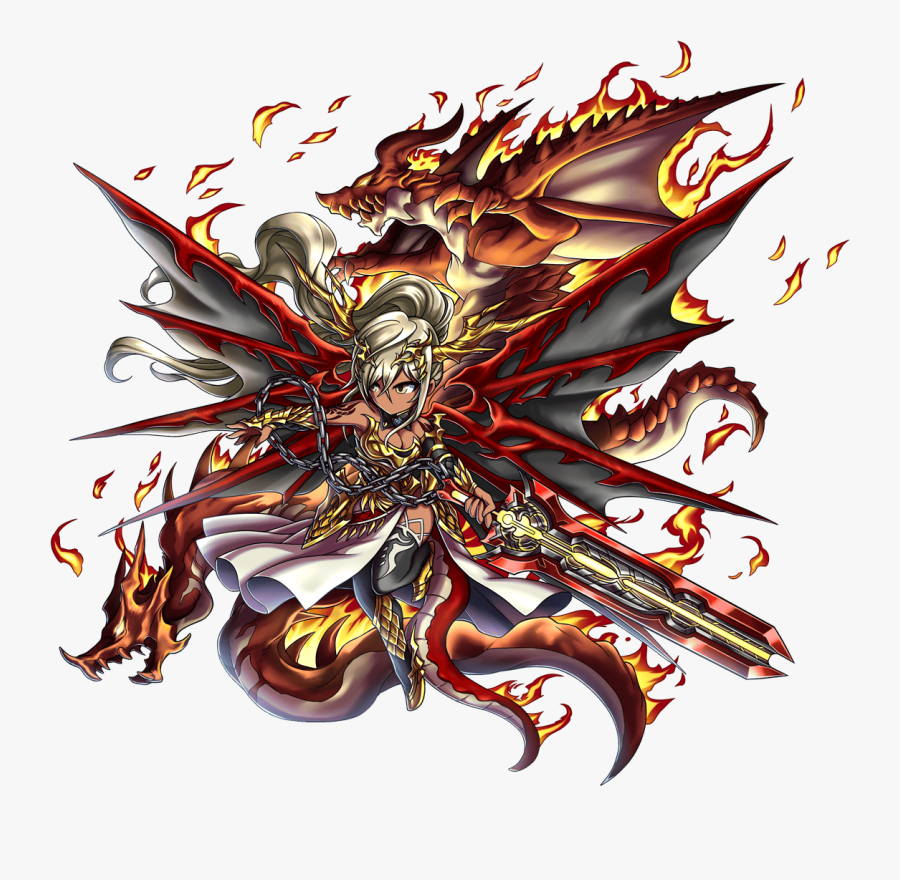 Clip Art Blazing Dragon Wiki Fandom - Brave Frontier Sonia Omni, Transparent Clipart