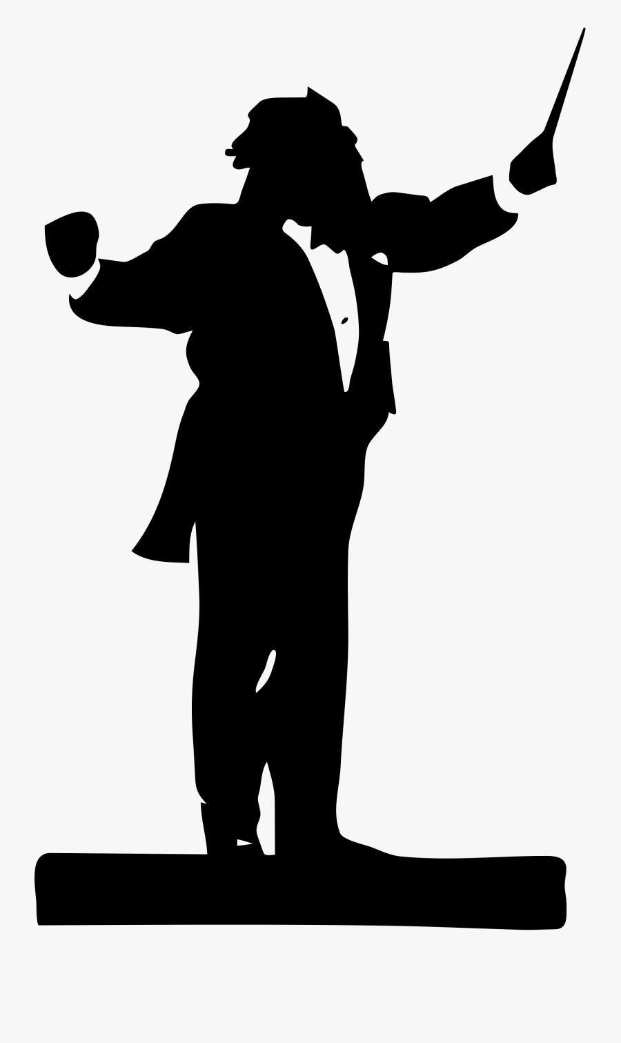  Orchestra  Silhouette  At Getdrawings Music Conductor 