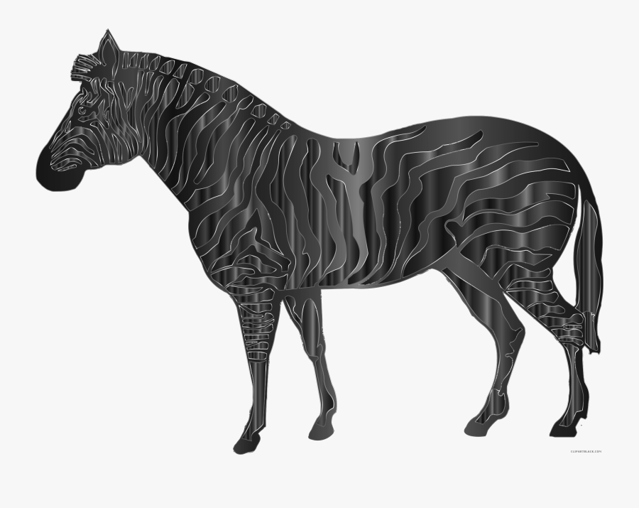 Transparent Mustang Head Clipart - Zebra Aquamarine, Transparent Clipart