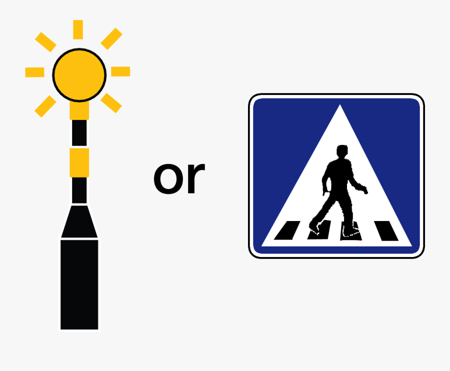 Filedrawing Of Alternative Zebra Crossing Indicators - Zebra Crossing In Drawing, Transparent Clipart