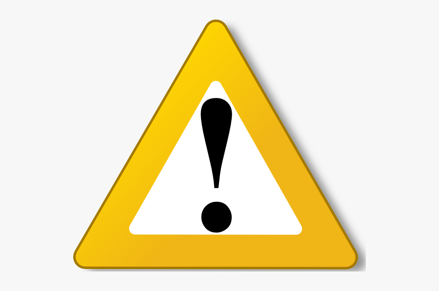 Caution Vector Icon - Error Vector Png, Transparent Clipart