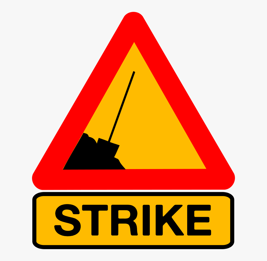 Caution Strike - Men A Work, Transparent Clipart