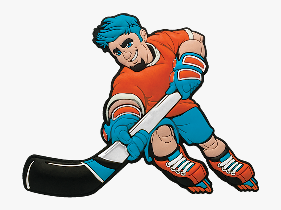 Hockey Dude Picture Freeuse Stock - Cartoon Hockey Png, Transparent Clipart