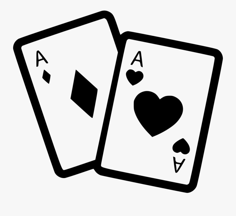 Clip Art Cards Gambling Svg Png - Dice And Cards Drawing, Transparent Clipart