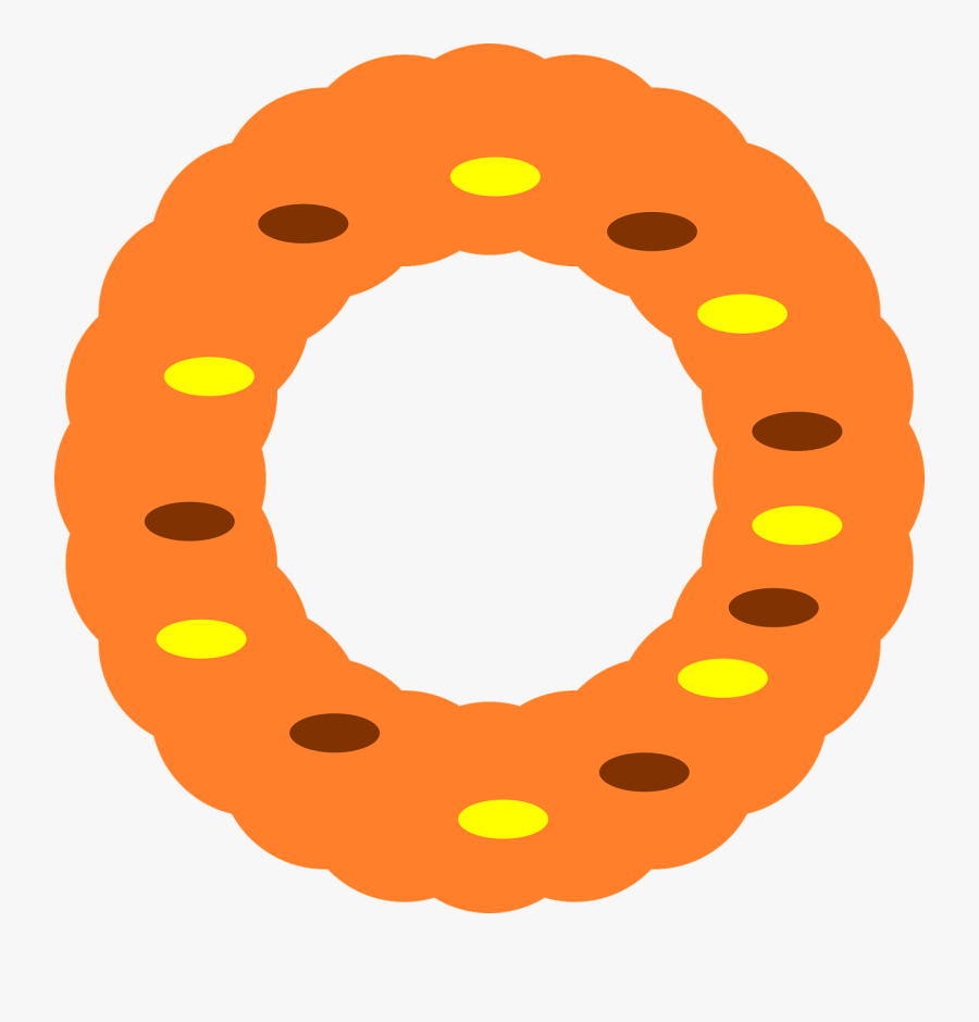 Donut Brown Food Free Picture - Doughnut, Transparent Clipart