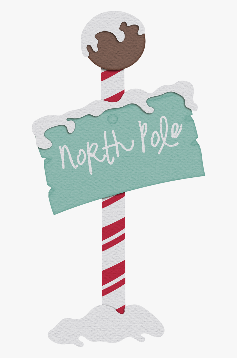 Sᗩntᗩ ‿✿⁀○ Christmas Signs, Christmas Clipart, All - North Pole Sign Clipart, Transparent Clipart