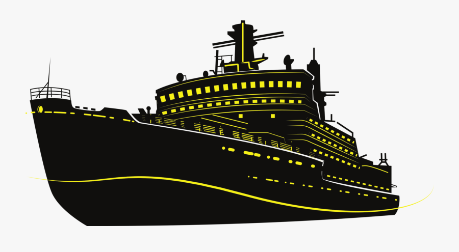 Ocean Liner,watercraft,heavy Cruiser - Cruise Ship Silhouette Png, Transparent Clipart